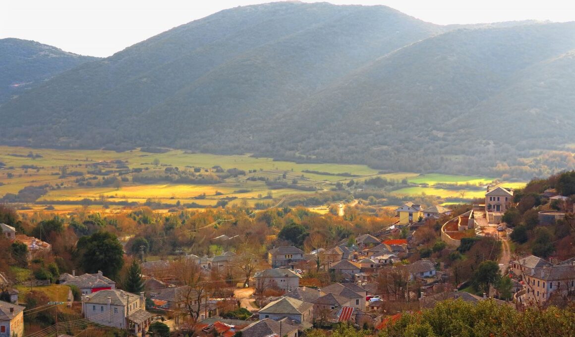 Η πανοραμική θέα από τα Άνω Πεδινά